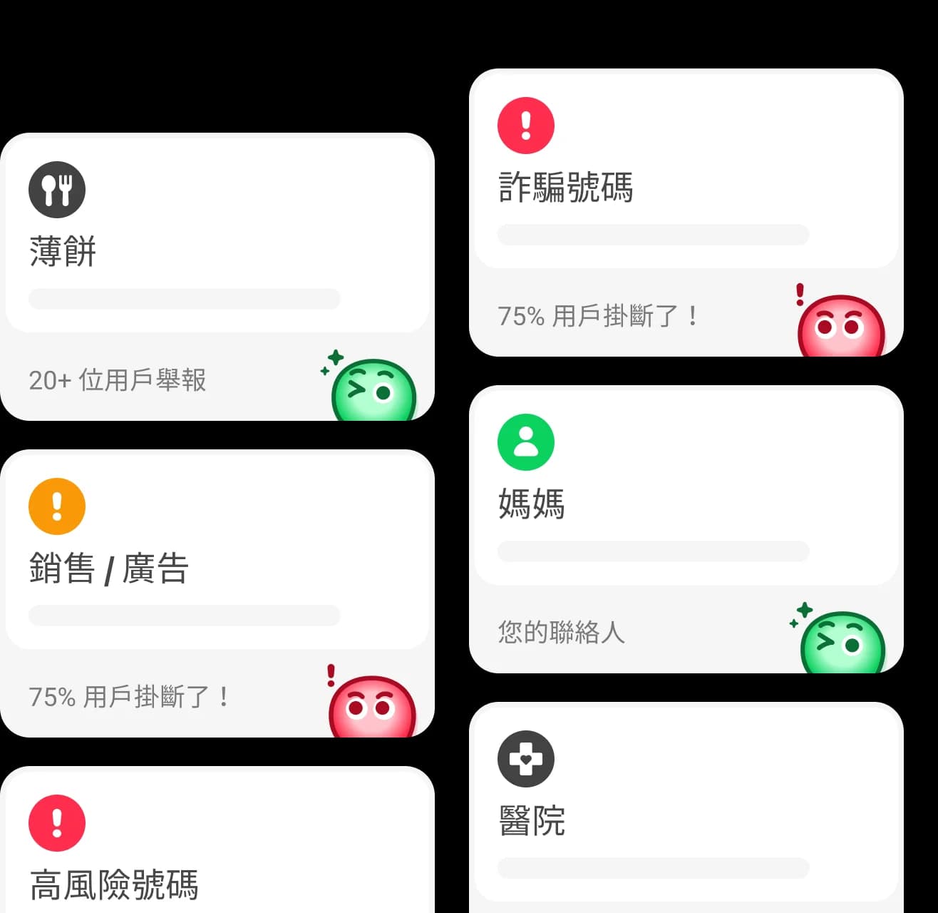 Whoscall 應用中的來電顯示功能