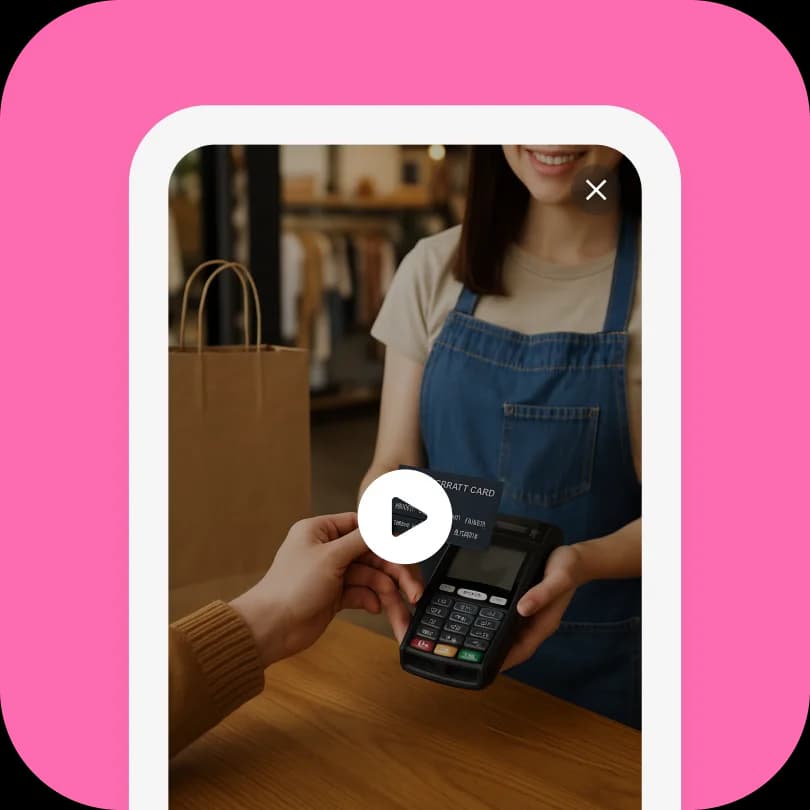 Interstitial ad example