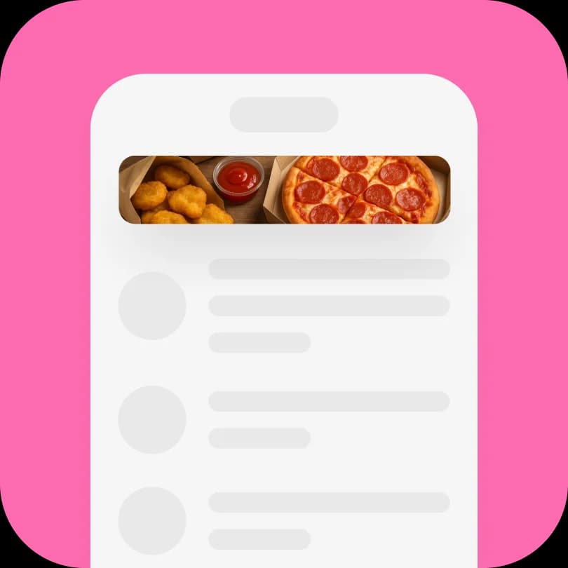 Banner ad example