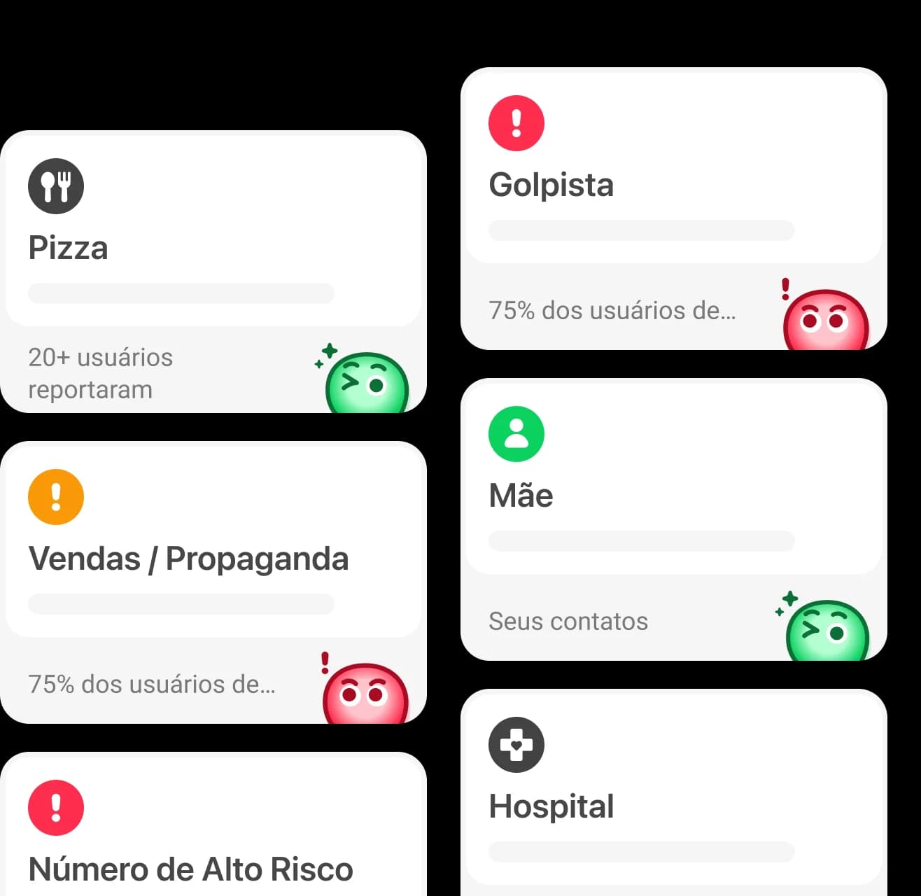 Recurso de identificação de chamadas no aplicativo Whoscall