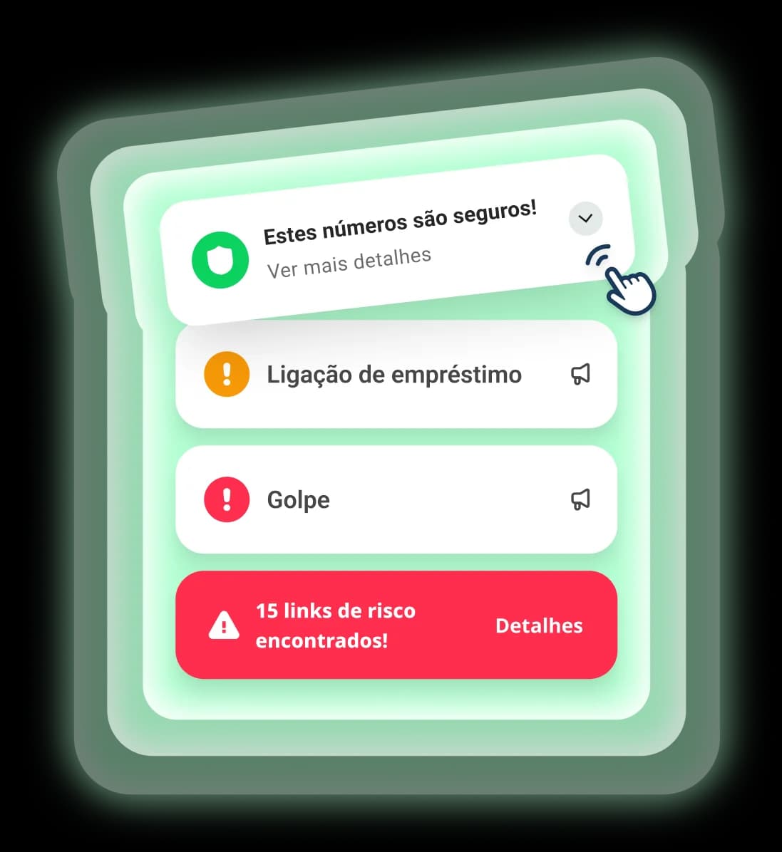 Visão geral dos recursos de proteção do Whoscall