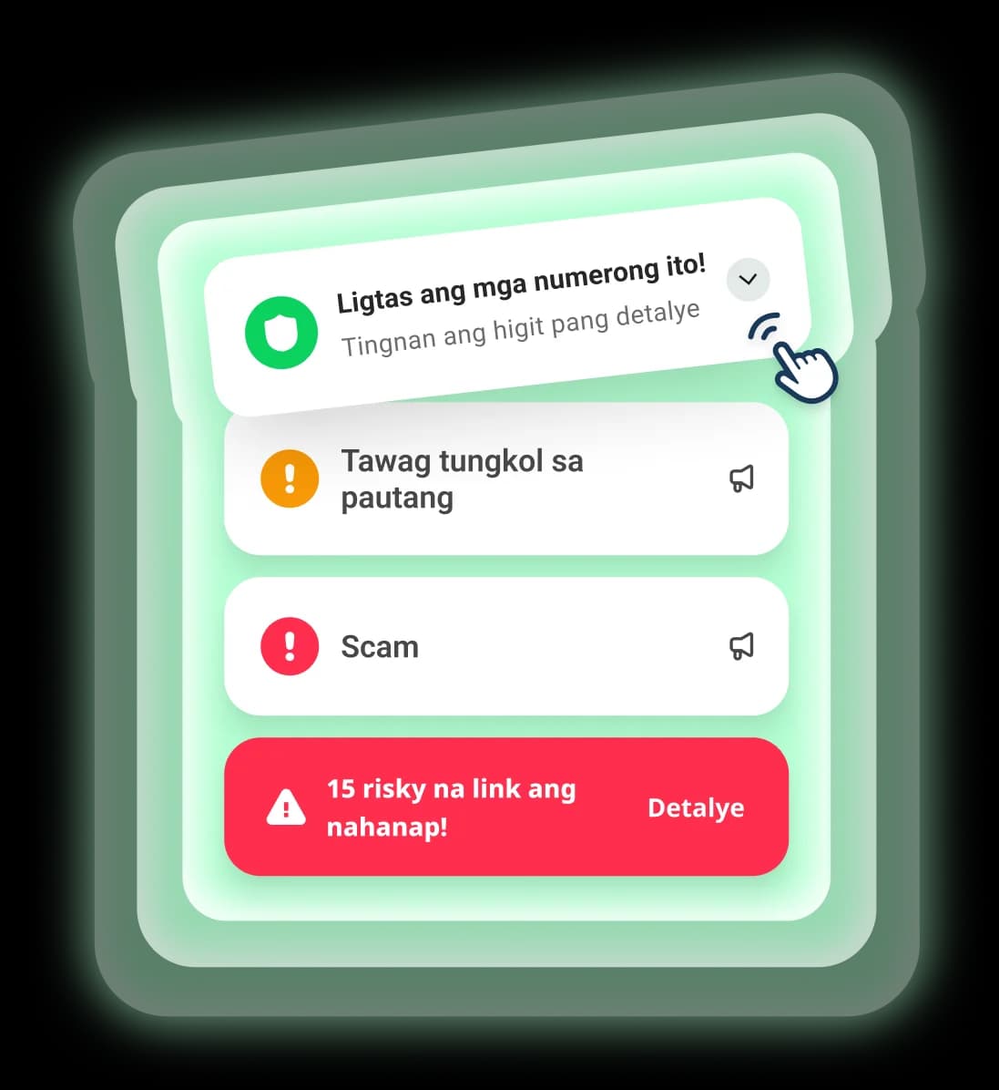 Pangkalahatang-ideya ng mga tampok ng proteksyon ng Whoscall