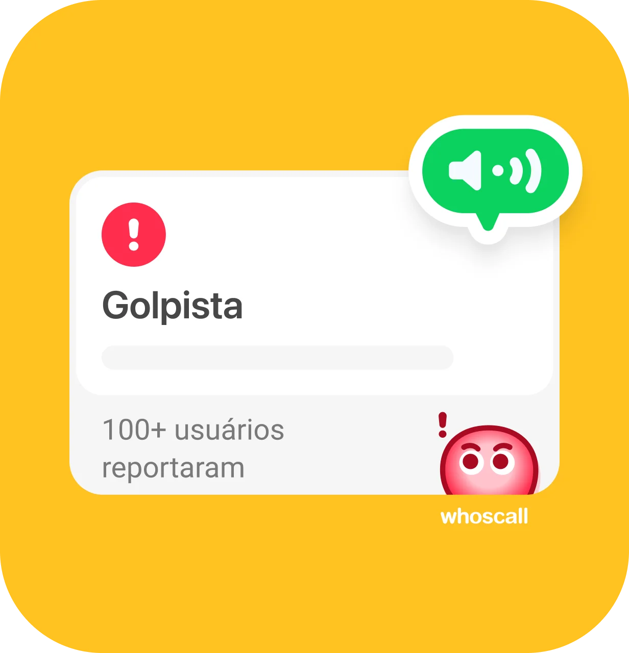 Recurso de alertas de voz no aplicativo Whoscall