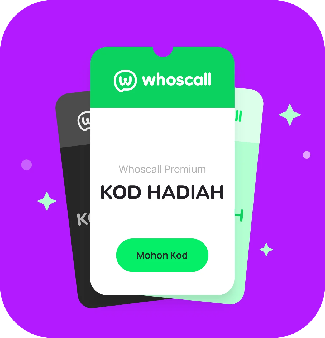 Kad kod hadiah Whoscall Premium